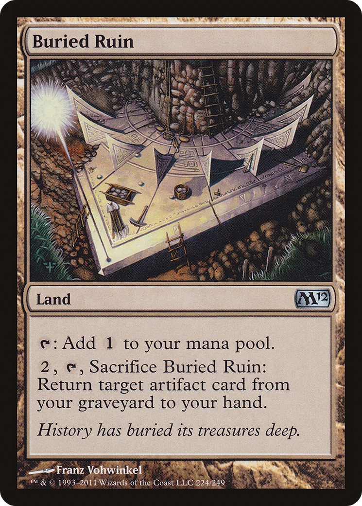 Buried Ruin (M12-224) [Magic 2012] Foil