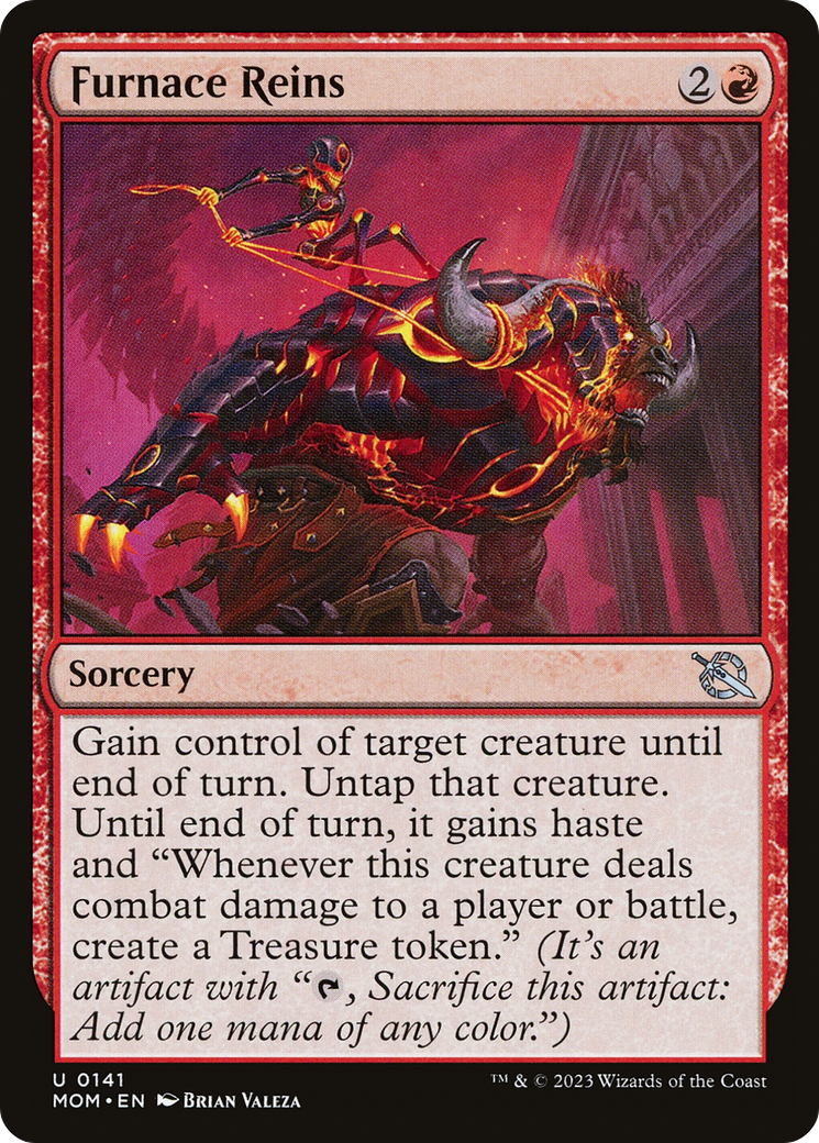 Furnace Reins (MOM-141) [March of the Machine] Foil