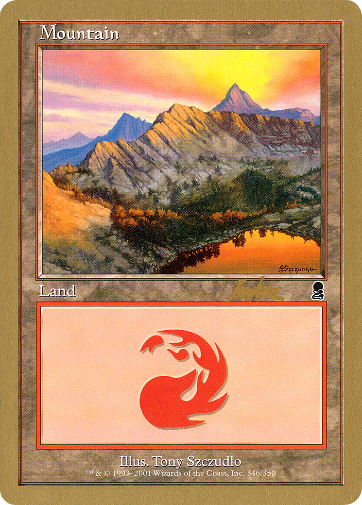 Mountain (346) - 2002 Brian Kibler (ODY) [World Championship Decks 2002]