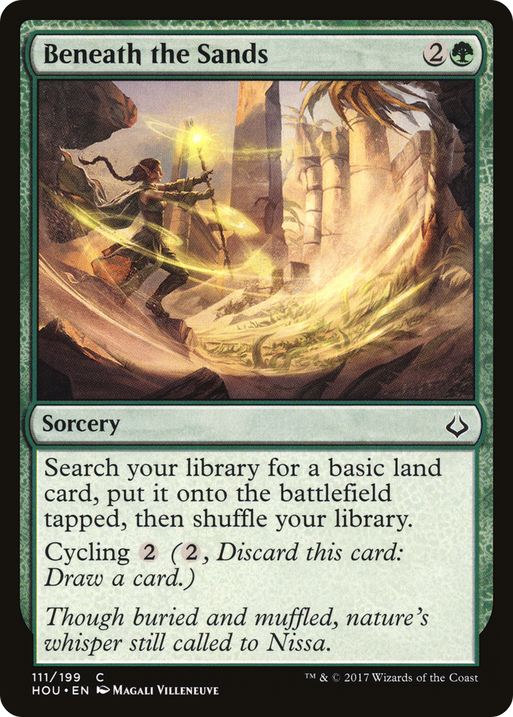 Beneath the Sands (HOU-111) [Hour of Devastation]