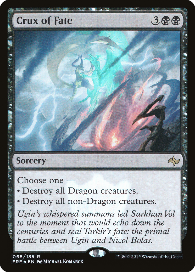 Crux of Fate (FRF-65★) [Fate Reforged] Foil