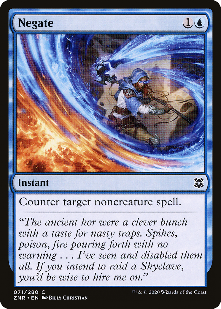 Negate (ZNR-071) [Zendikar Rising] Foil