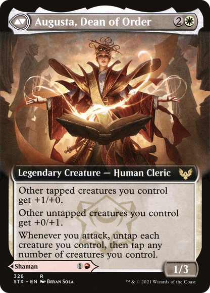 Plargg, Dean of Chaos (Extended Art) (STX-328) [Strixhaven: School of Mages]