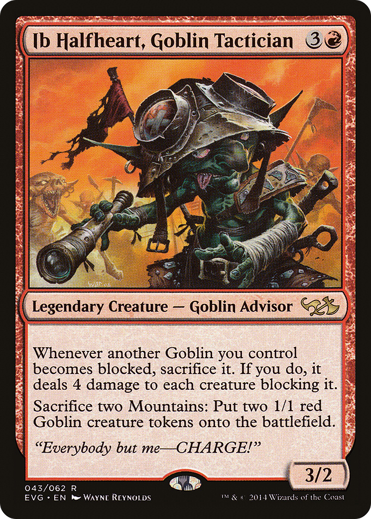 Ib Halfheart, Goblin Tactician [Duel Decks Anthology: Elves vs. Goblins]