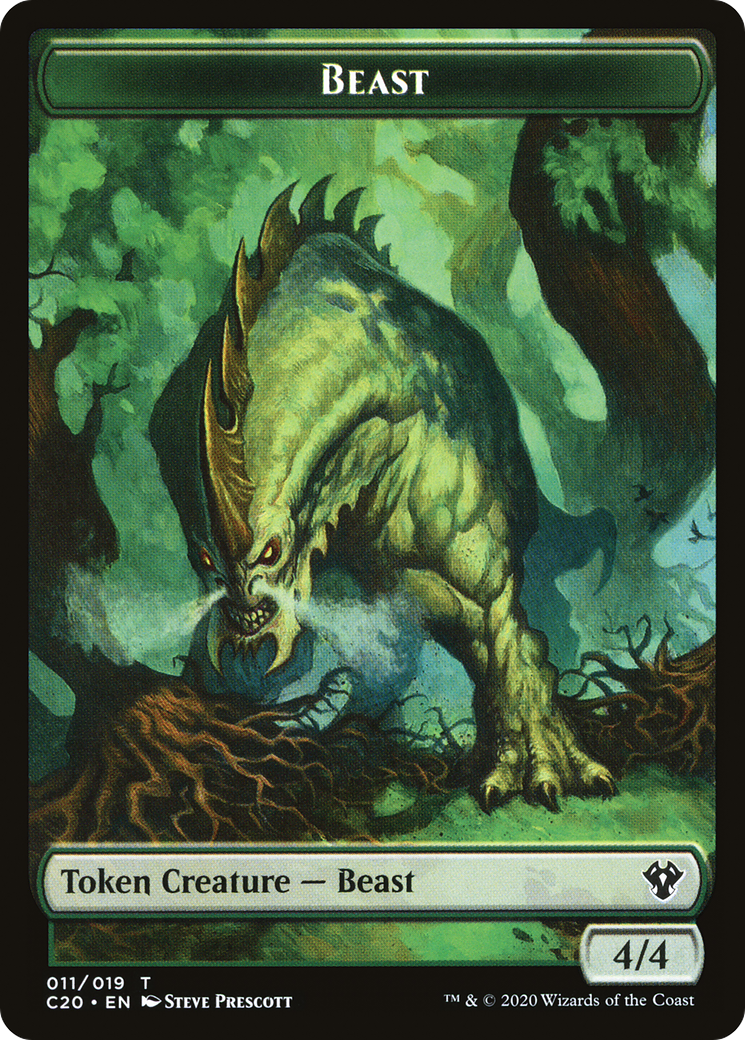 Beast (TC20-011) [Commander 2020 Tokens]