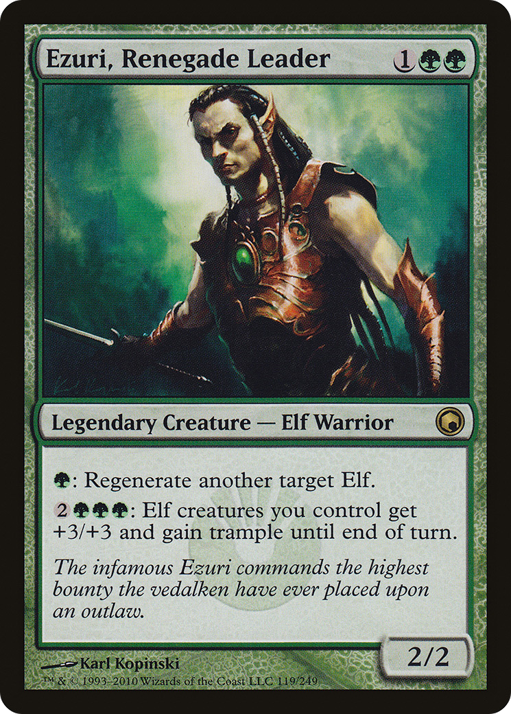 Ezuri, Renegade Leader (SOM-119) [Scars of Mirrodin] Foil