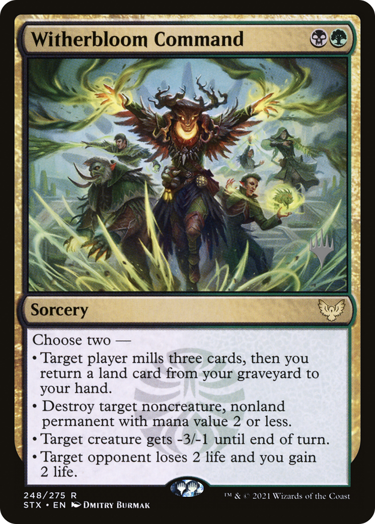 Witherbloom Command (PPSTX-248) [Promo Pack: Strixhaven: School of Mages Promos]