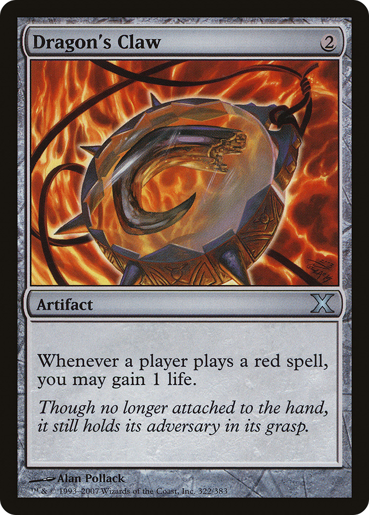 Dragon's Claw (10E-322) [Tenth Edition] Foil