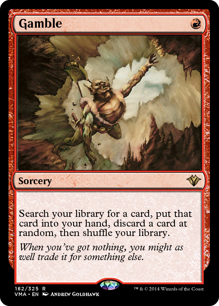 Gamble (VMA-162) [Vintage Masters] Foil
