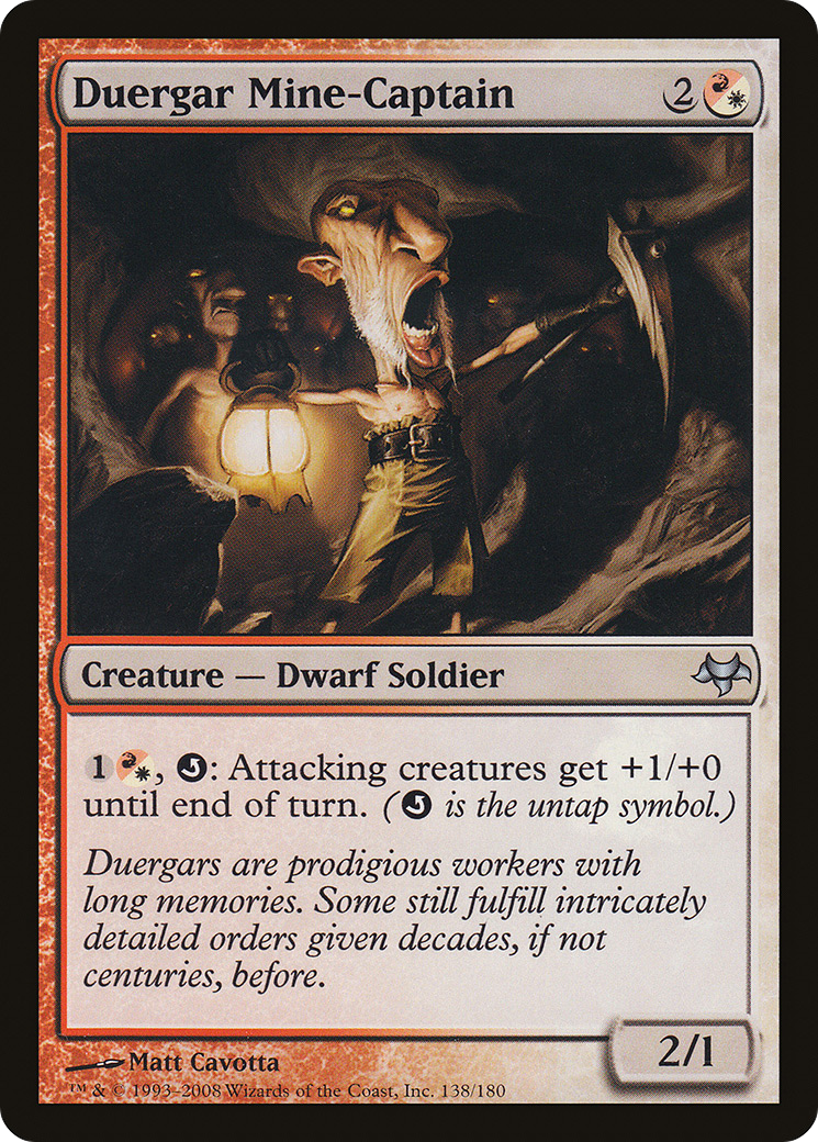 Duergar Mine-Captain (EVE-138) [Eventide]