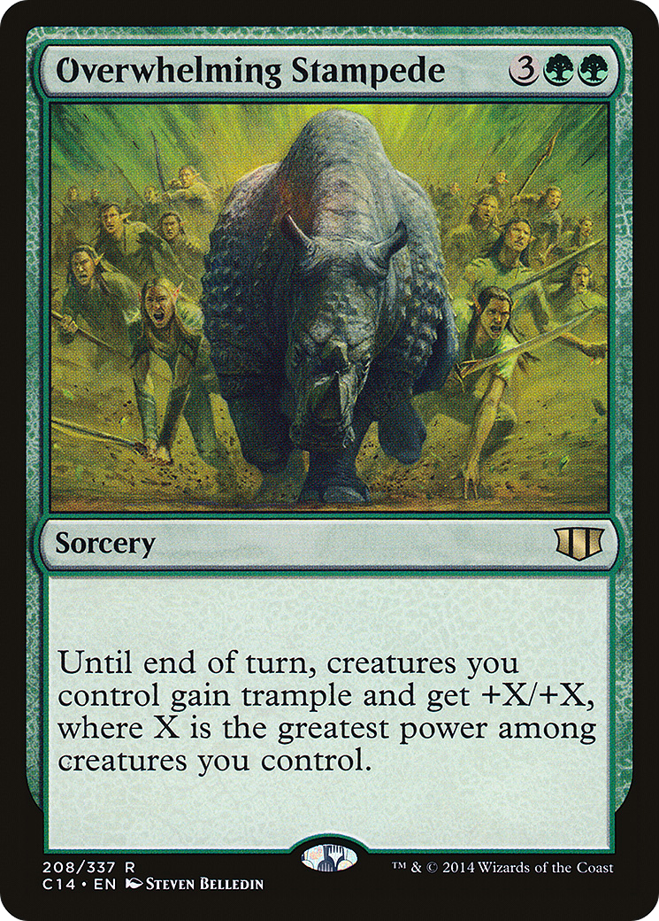 Overwhelming Stampede (C14-208) [Commander 2014]