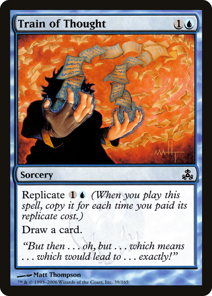 Train of Thought (GPT-039) [Guildpact] Foil