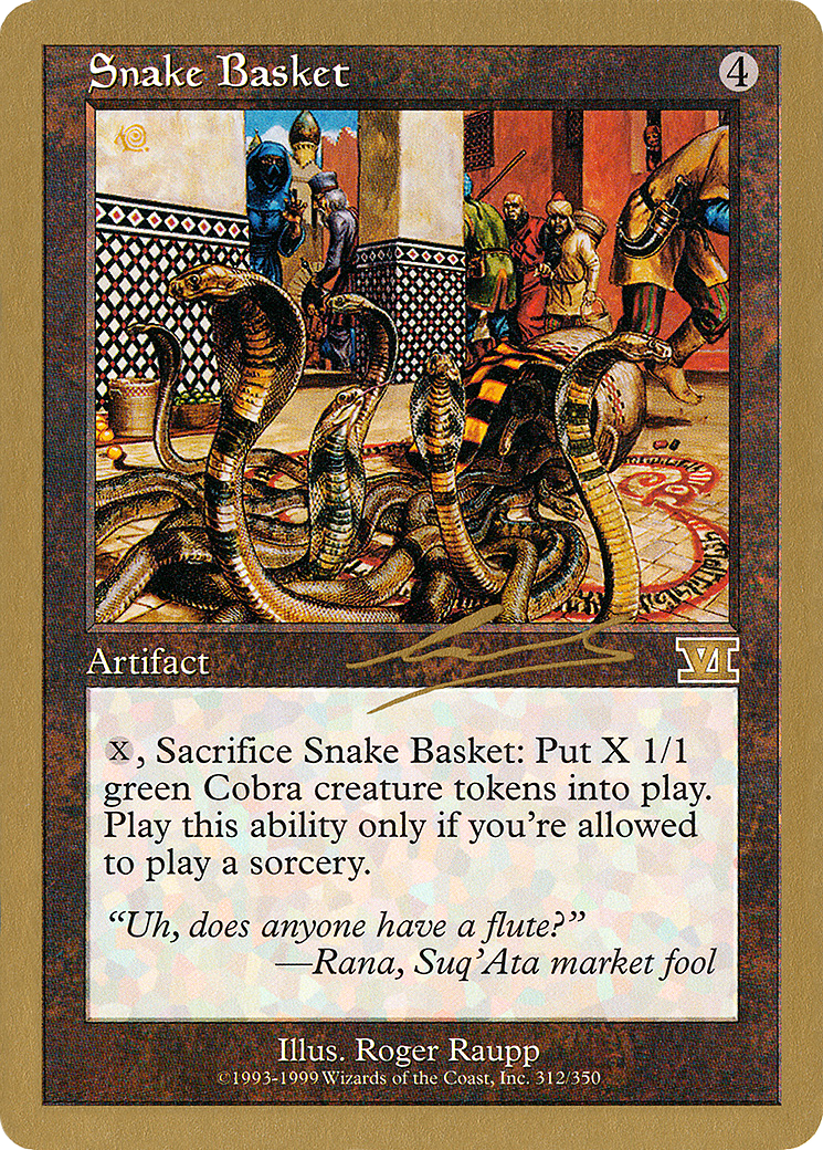 Snake Basket - 2000 Nicolas Labarre (6ED) [World Championship Decks 2000]