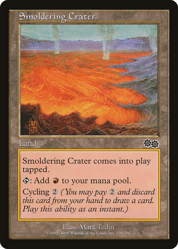Smoldering Crater (USG-328) [Urza's Saga]