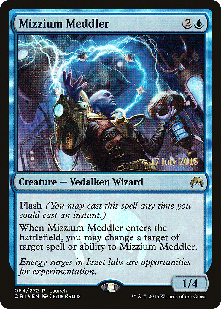 Mizzium Meddler [Magic Origins Promos] Foil
