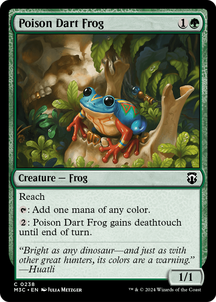 Poison Dart Frog (M3C-238) [Modern Horizons 3 Commander]