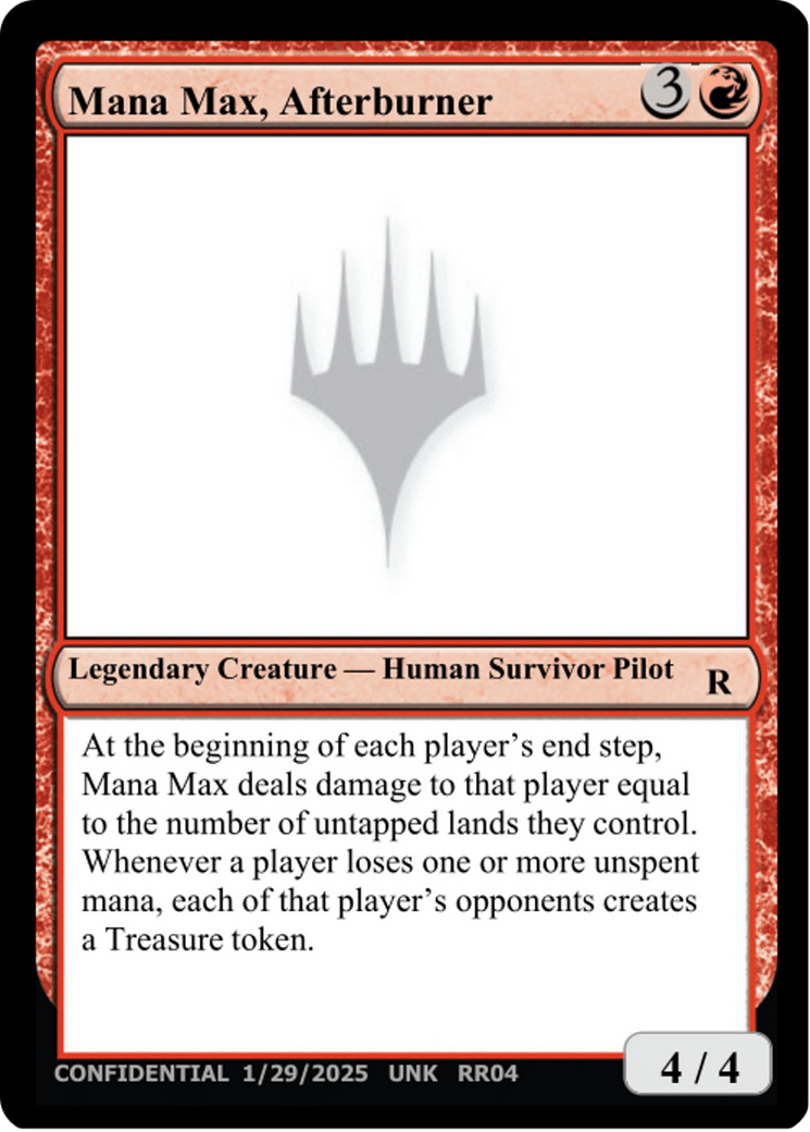 Mana Max, Afterburner [Un-Known Event Playtest Cards]