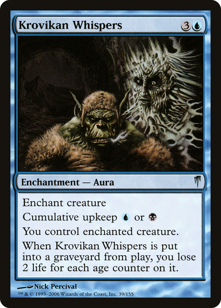 Krovikan Whispers (CSP-039) [Coldsnap] Foil