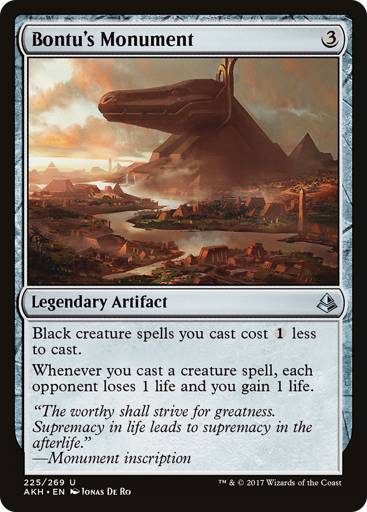Bontu's Monument (AKH-225) [Amonkhet] Foil