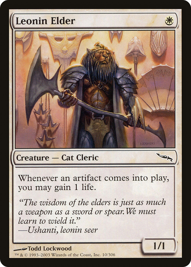 Leonin Elder (MRD-010) [Mirrodin] Foil
