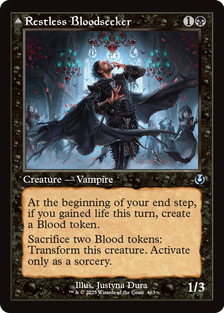 Restless Bloodseeker (Retro Frame) (INR-463) [Innistrad Remastered] Foil