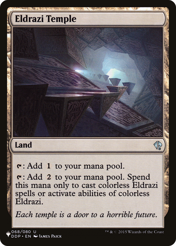 Eldrazi Temple (LIST-DDP-68) [The List]