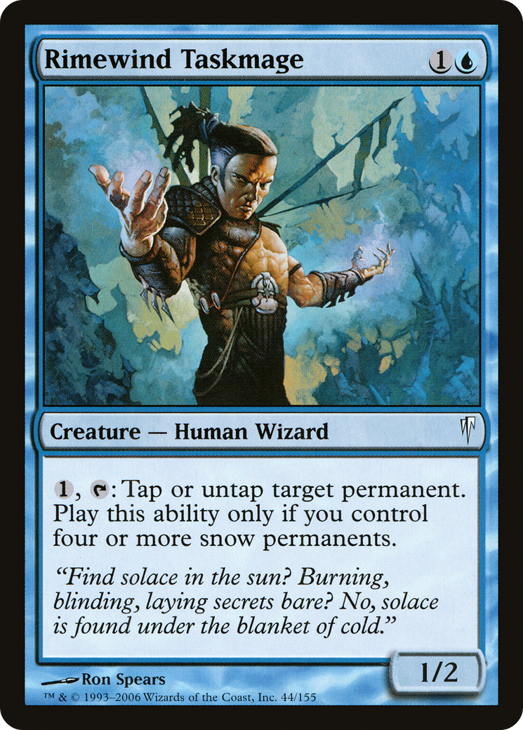 Rimewind Taskmage (CSP-044) [Coldsnap] Foil