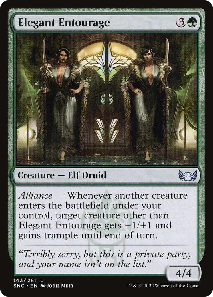 Elegant Entourage (SNC-143) [Streets of New Capenna]