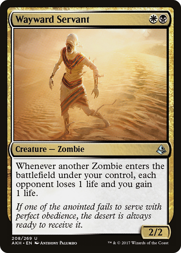 Wayward Servant (AKH-208) [Amonkhet]