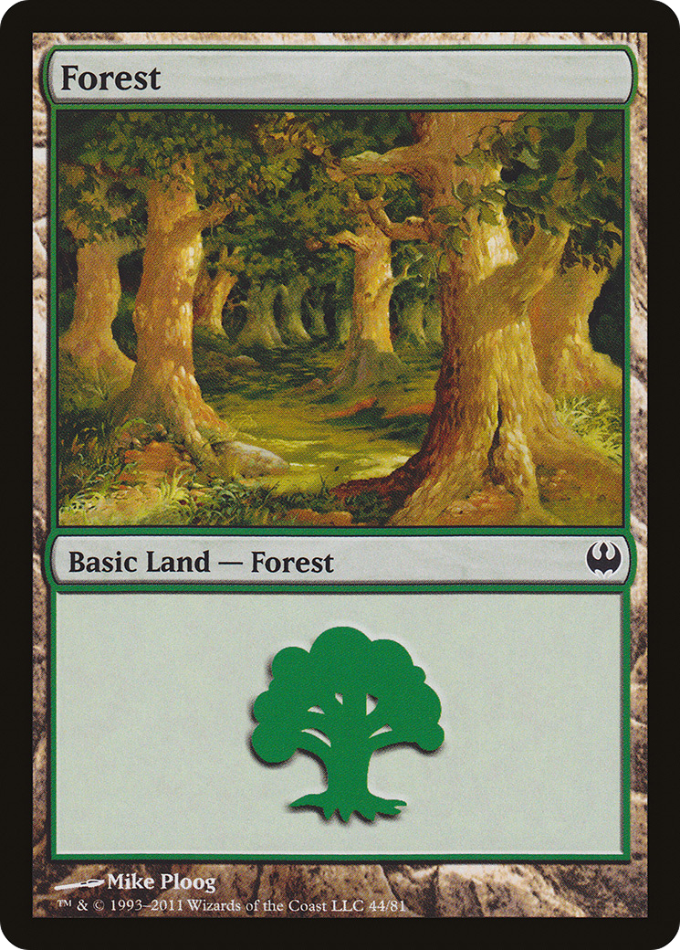 Forest (DDG-044) [Duel Decks: Knights vs. Dragons]