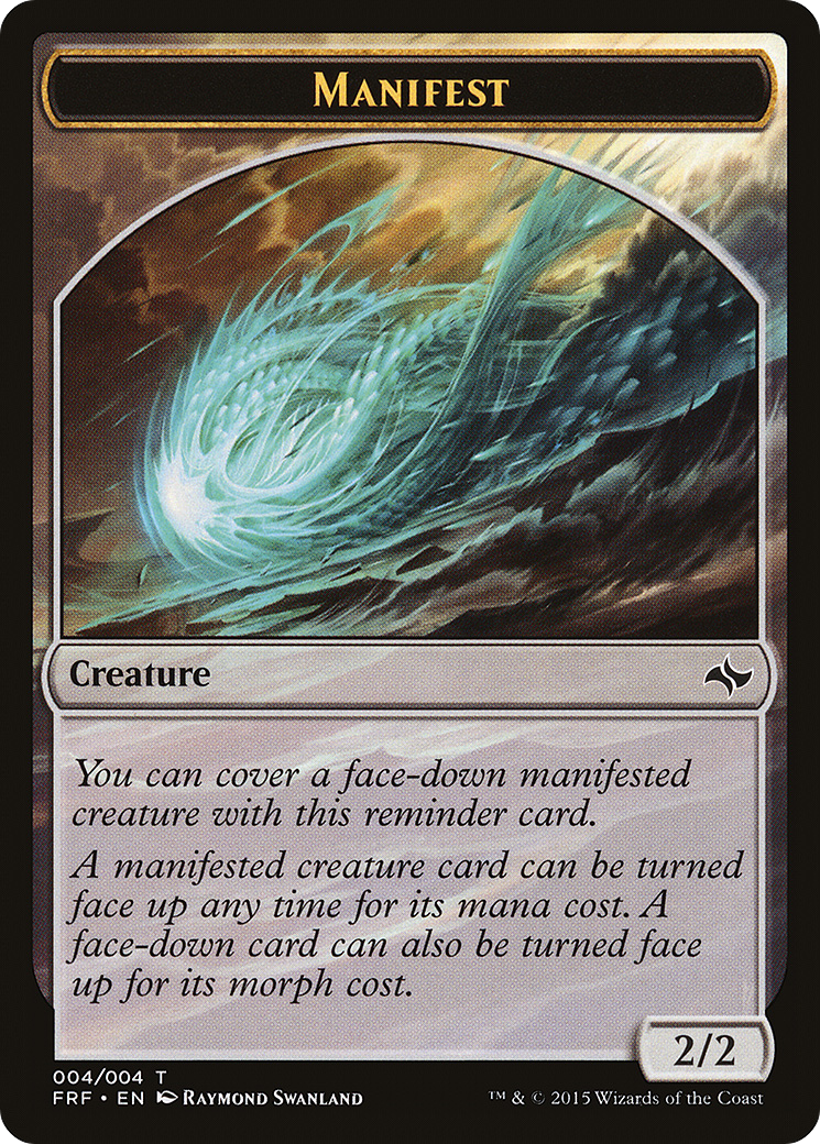 Manifest (FRF-004) [Fate Reforged Tokens]