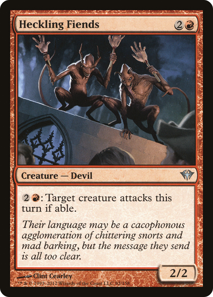 Heckling Fiends (DKA-092) [Dark Ascension] Foil