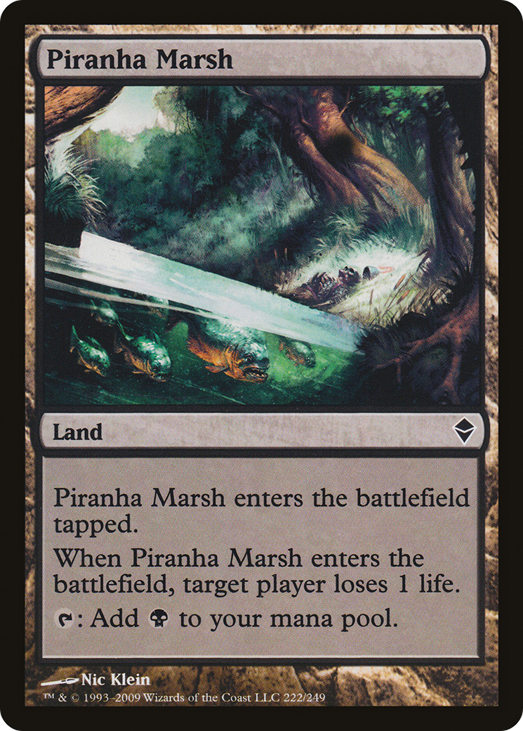 Piranha Marsh (ZEN-222) [Zendikar] Foil