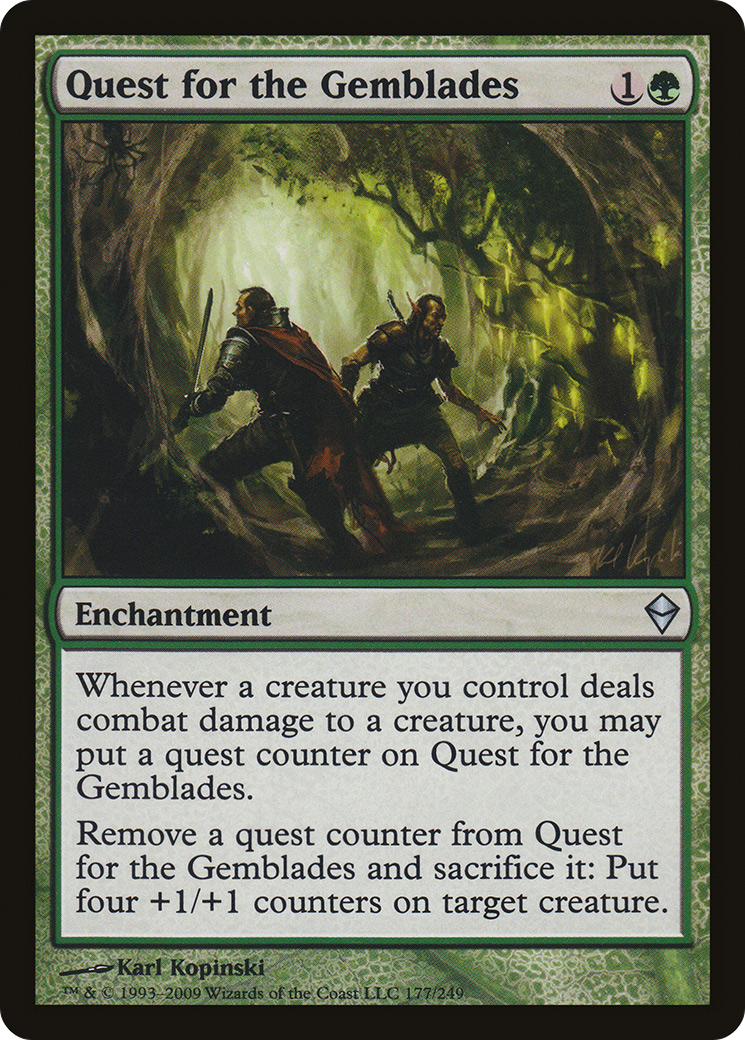 Quest for the Gemblades (ZEN-177) [Zendikar] Foil