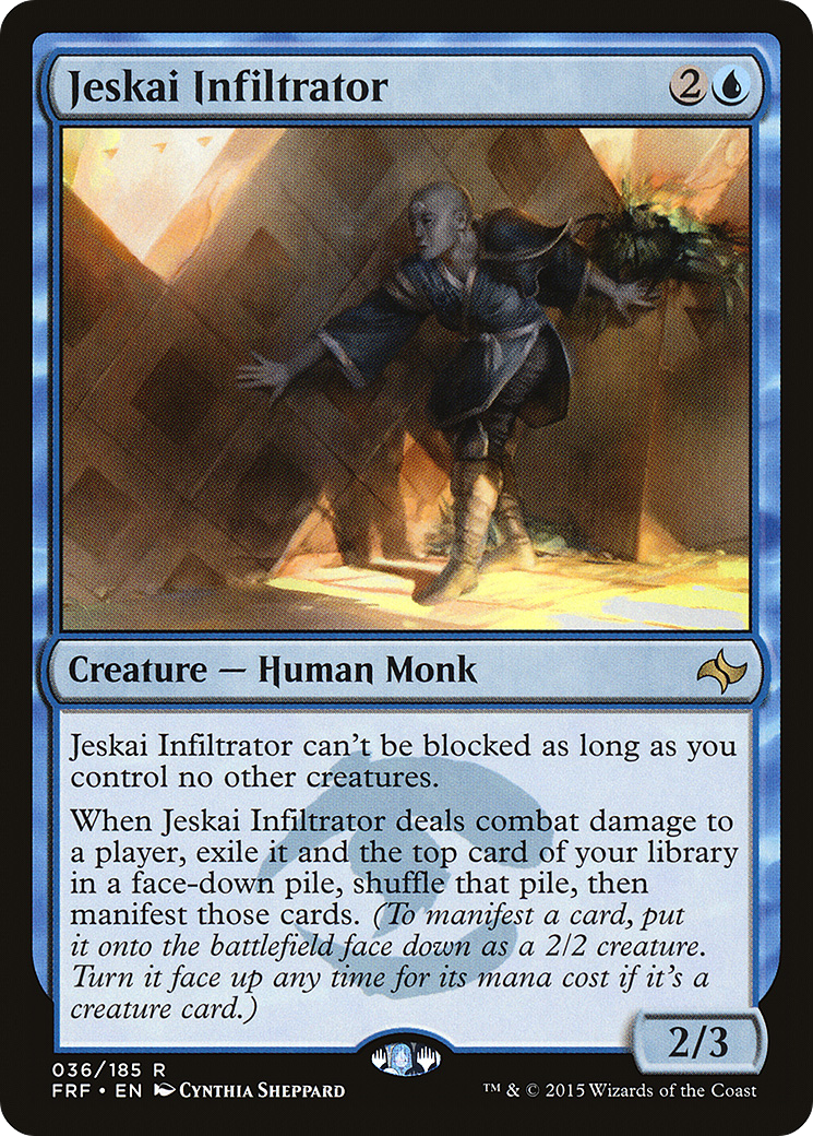 Jeskai Infiltrator (FRF-036) [Fate Reforged] Foil