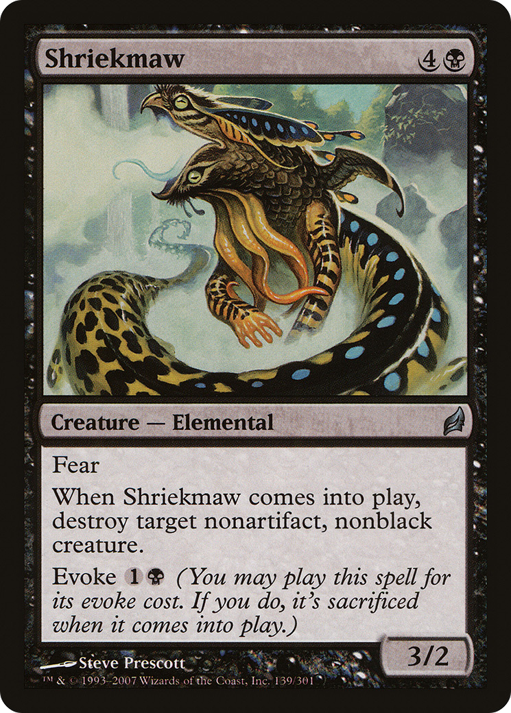 Shriekmaw (LRW-139) [Lorwyn] Foil