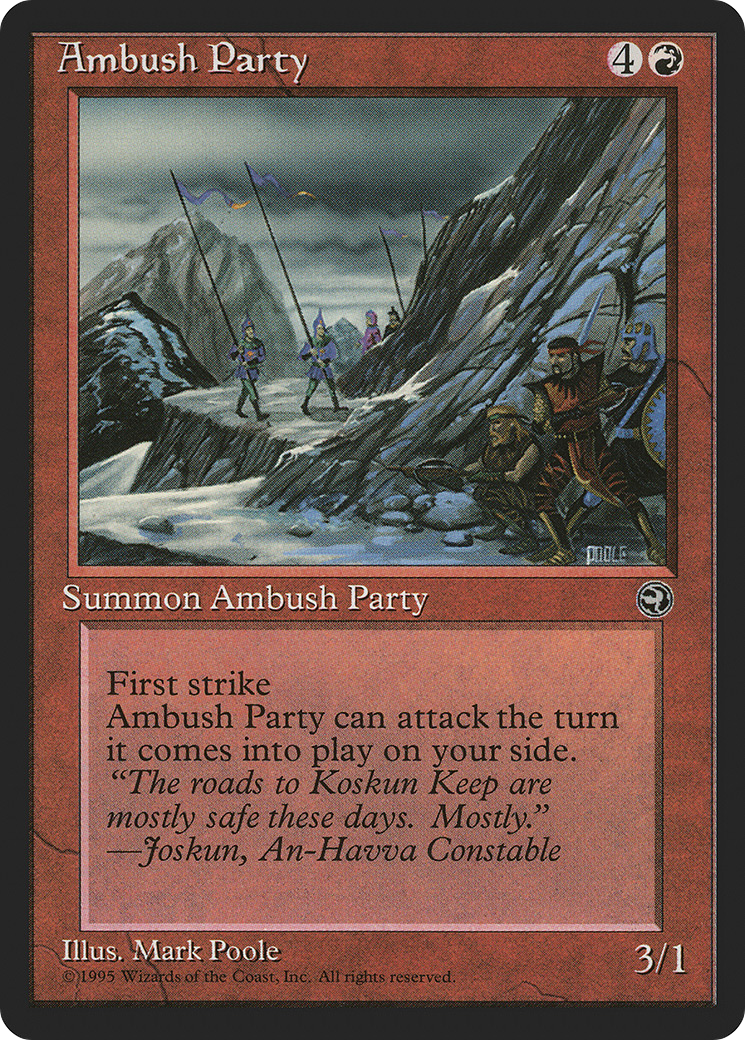 Ambush Party [Version 2] (HML-080) [Homelands]