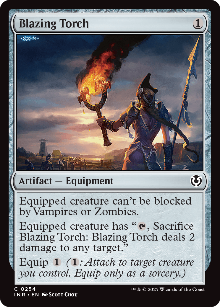 Blazing Torch (INR-254) [Innistrad Remastered]