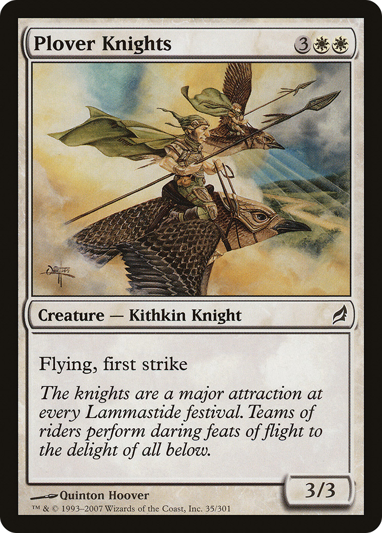 Plover Knights (LRW-035) [Lorwyn] Foil
