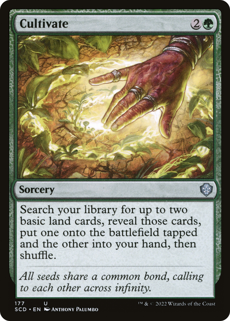 Cultivate (SCD-177) [Starter Commander Decks]