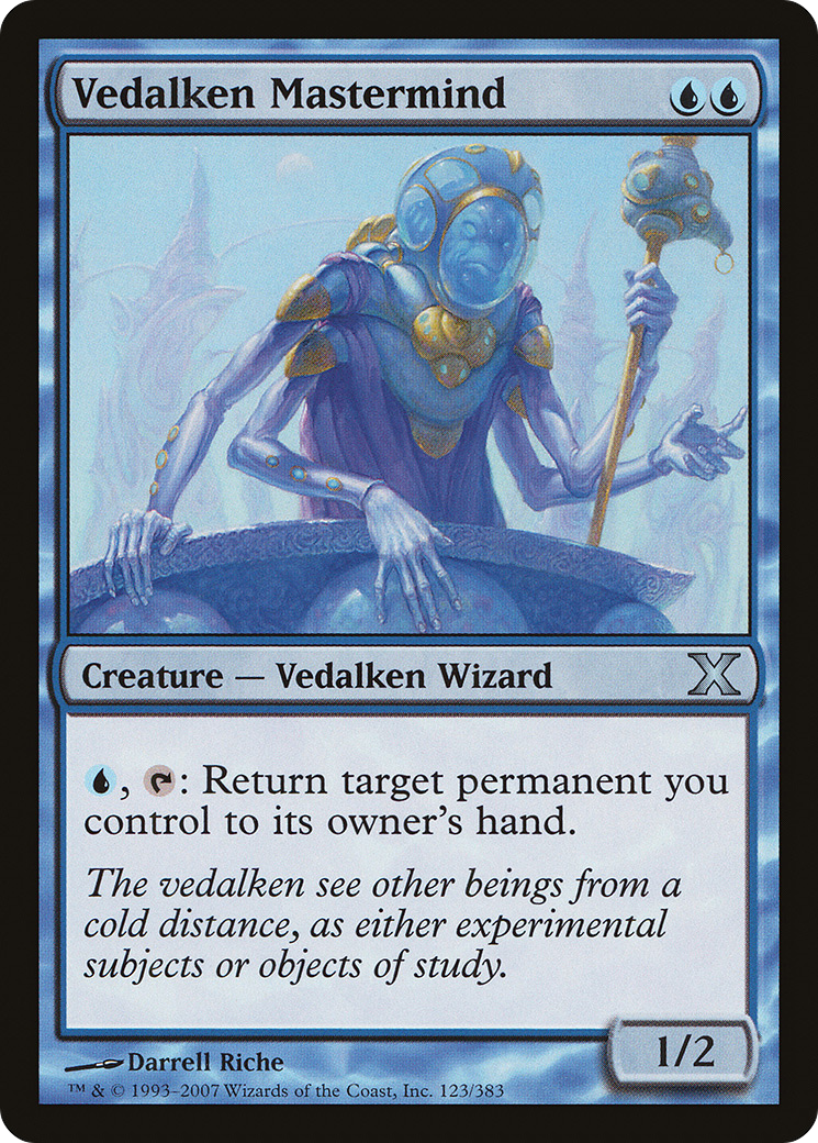 Vedalken Mastermind (10E-123) [Tenth Edition] Foil