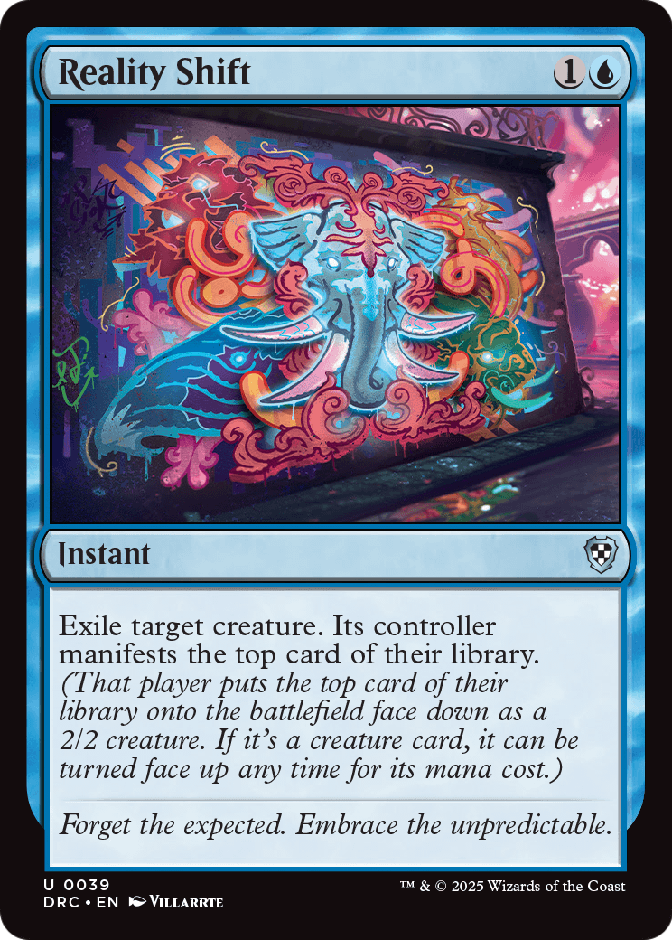 Reality Shift (DRC-039) [Commander: Aetherdrift]
