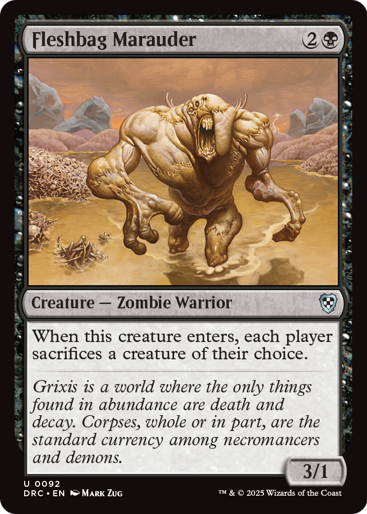 Fleshbag Marauder (DRC-092) [Commander: Aetherdrift]