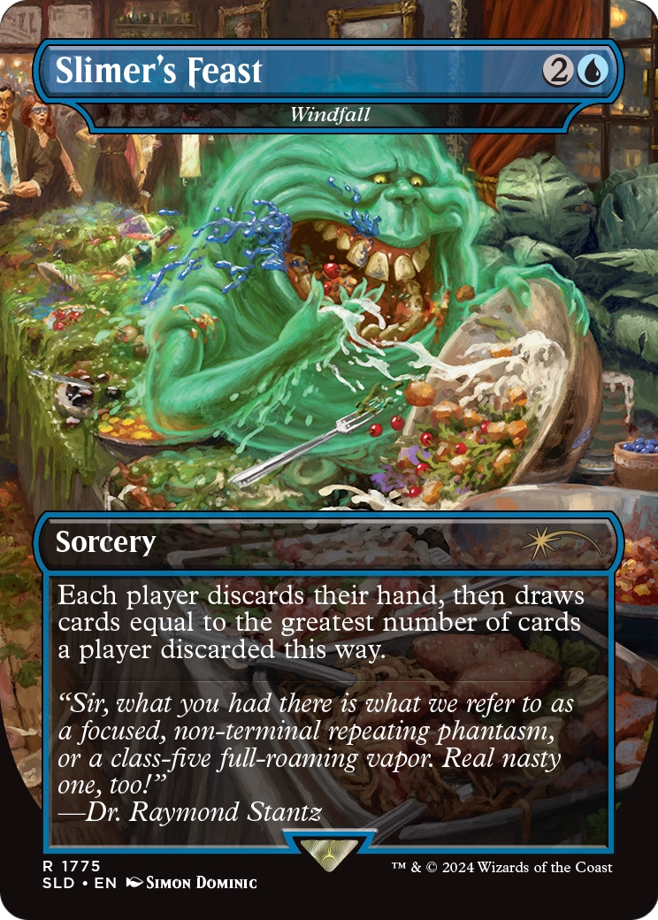 Windfall (SLD-1775) (Borderless) [Secret Lair Drop] Foil