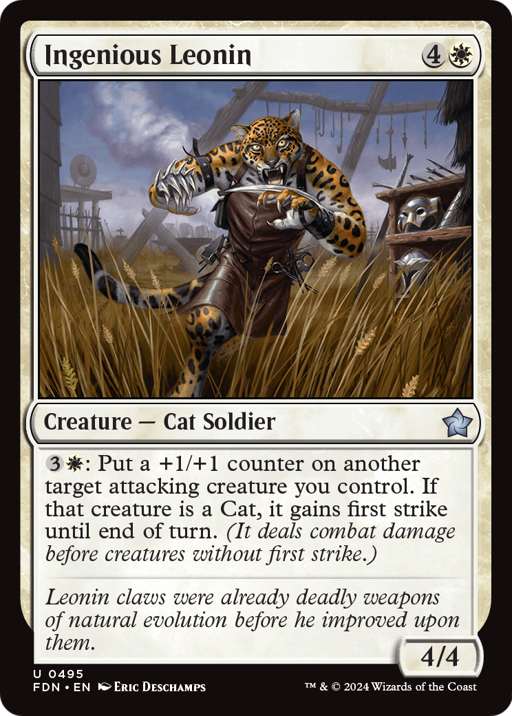 Ingenious Leonin (FDN-495) [Foundations]