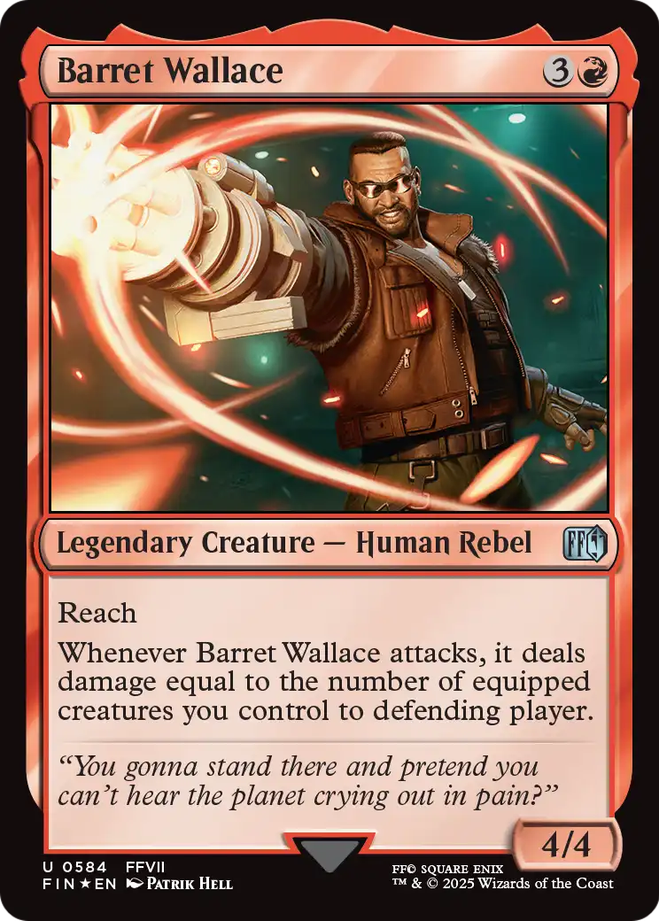 Barret Wallace (Surge Foil) (FIN-584) [FINAL FANTASY] Foil