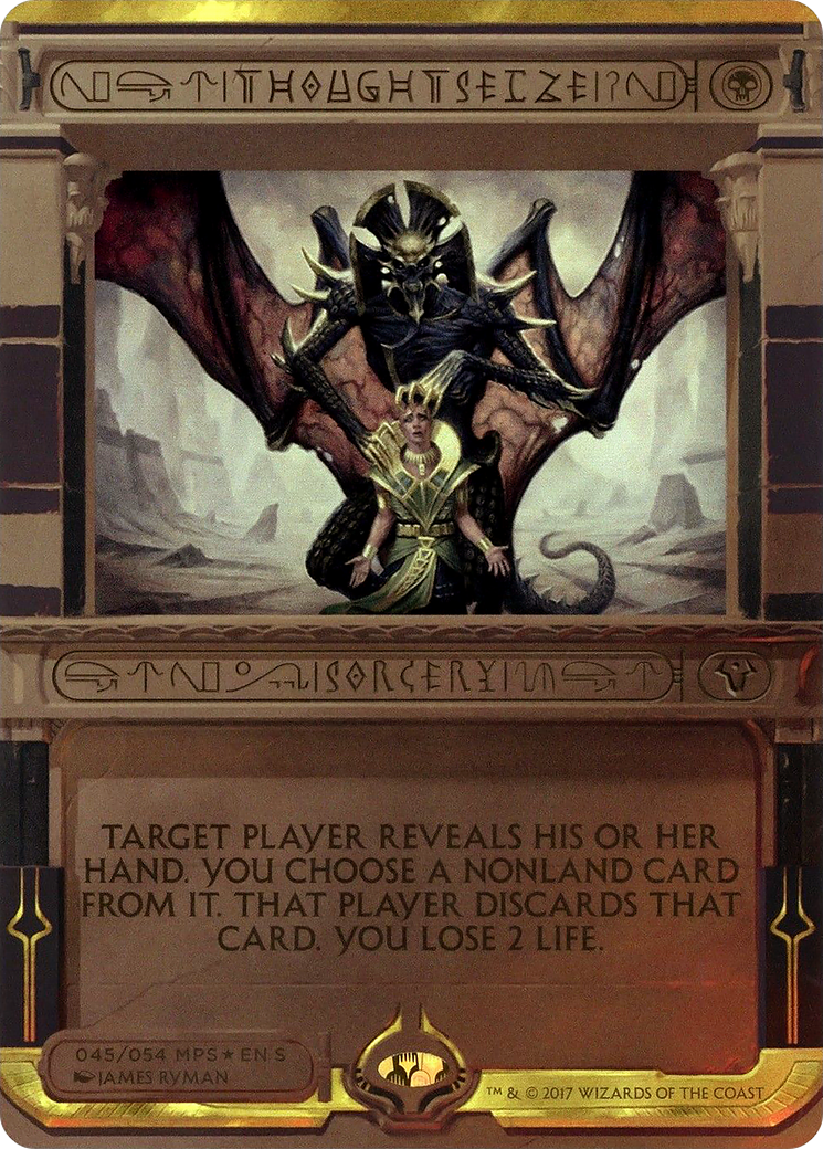 Thoughtseize (MPS2-045) (Borderless) [Amonkhet Invocations] Foil