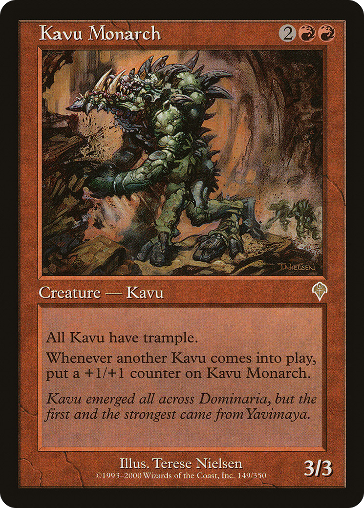 Kavu Monarch (INV-149) [Invasion] Foil
