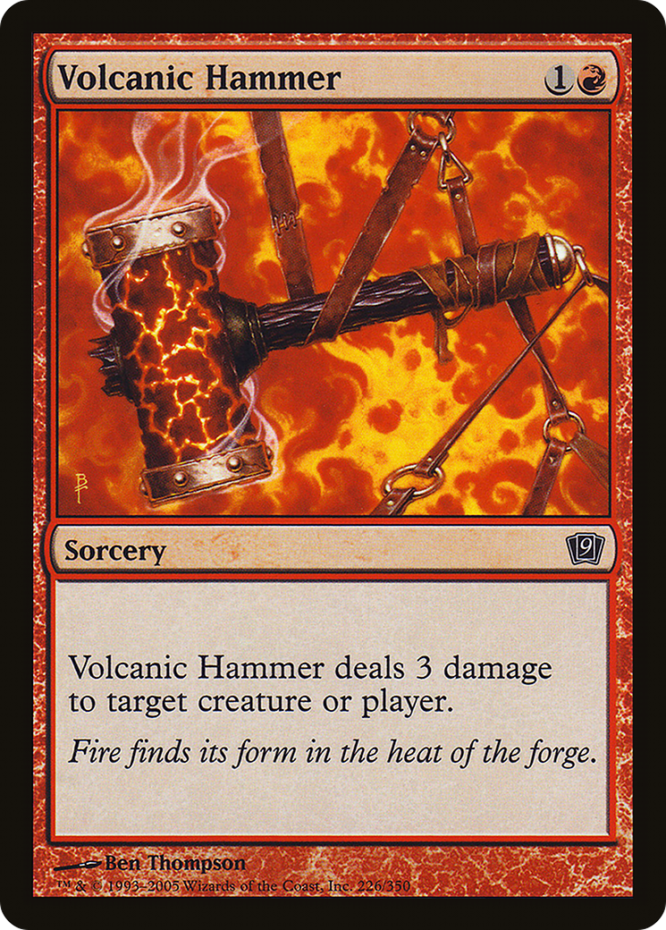 Volcanic Hammer (9ED-226) [9th Edition]