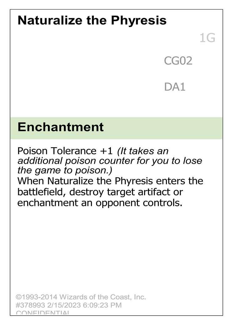 Naturalize the Phyresis [Unknown Event]